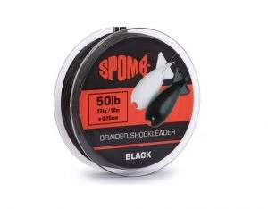 Spomb Šnúra Spod Braided Leader Black 50m 0,26mm 22kg